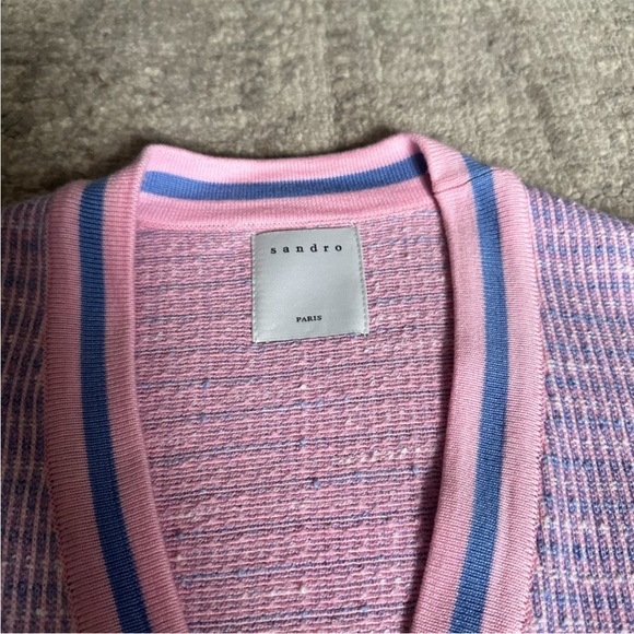 Sandro Lilac and Pink Blazer - Picture 4 of 5